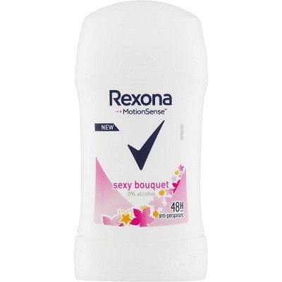 Rexona stick Workout 40ml women | Kosmetické a dentální výrobky - Dámská kosmetika - Deodoranty - Tuhé deo, roll-on